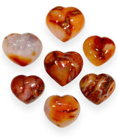 Large Carnelian Hearts