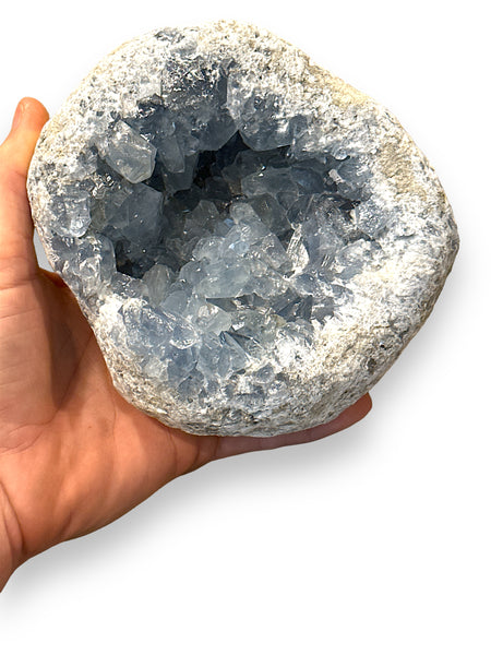 Celestite (Celestine) Geode