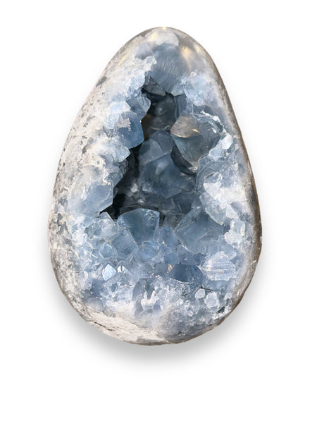 Egg Shaped Celestite Geode
